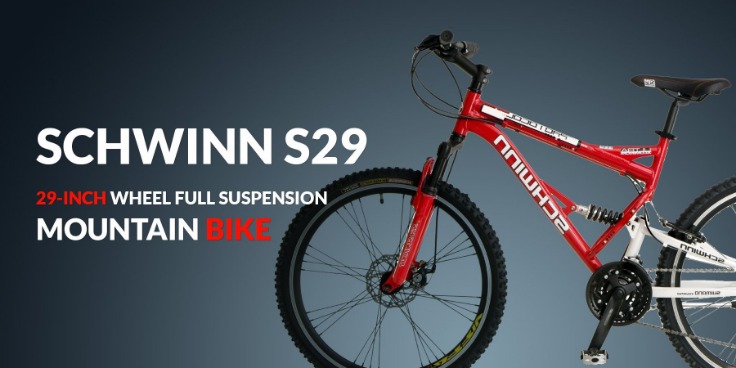 schwinn full suspension mountain bike
