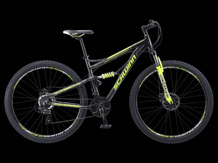 schwinn full suspension mountain bike